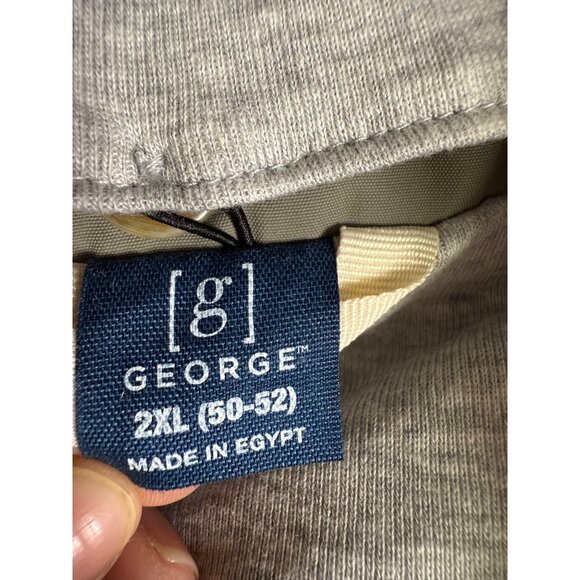 George Men's and Big Men's Hooded Vest Puffer Size 2Xl Green - Picture 10 of 15